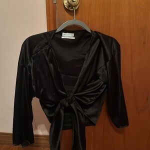 Urban outfitters medium black tie top